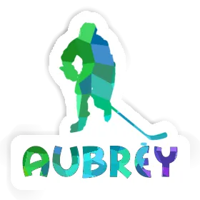 Autocollant Aubrey Joueur de hockey Image