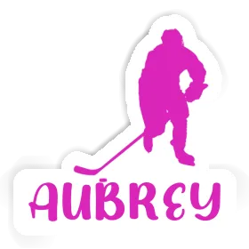 Autocollant Aubrey Joueuse de hockey Image