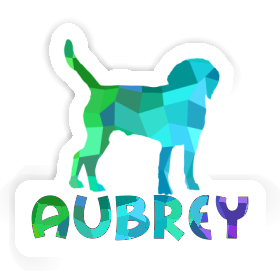 Dog Sticker Aubrey Image