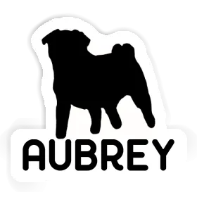 Pug Sticker Aubrey Image