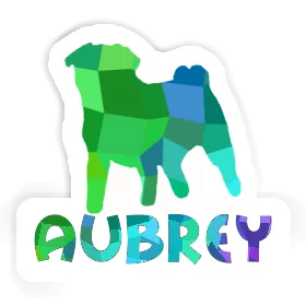 Pug Sticker Aubrey Image