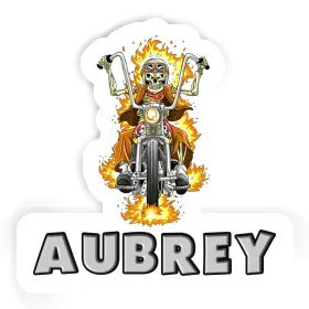 Motrard Autocollant Aubrey Image