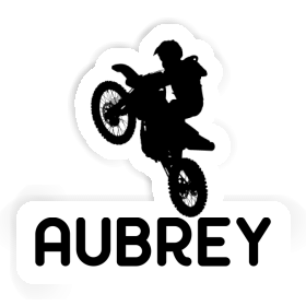 Aubrey Autocollant Motocrossiste Image