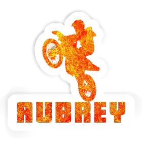 Aubrey Autocollant Motocrossiste Image