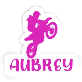 Aubrey Autocollant Motocrossiste Image