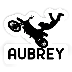 Motocrossiste Autocollant Aubrey Image