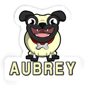 Pug Sticker Aubrey Image