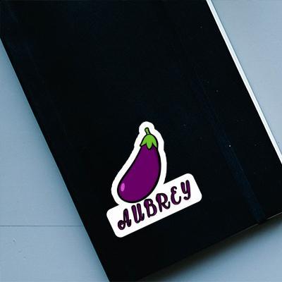 Sticker Aubergine Aubrey Notebook Image