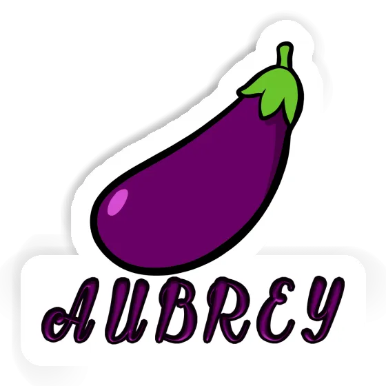 Sticker Aubergine Aubrey Gift package Image