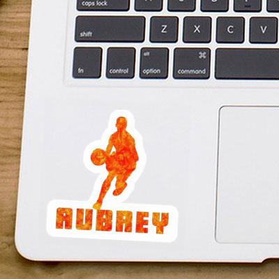 Aubrey Sticker Basketball Player Image