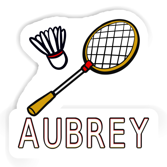 Aubrey Sticker Badminton Racket Image