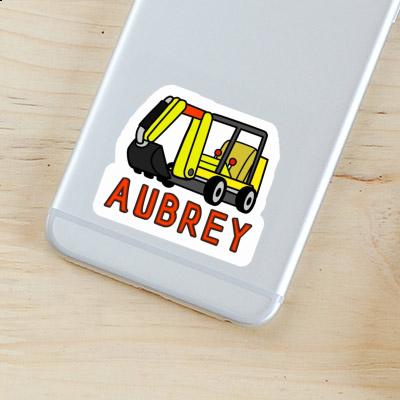 Mini-Excavator Sticker Aubrey Laptop Image