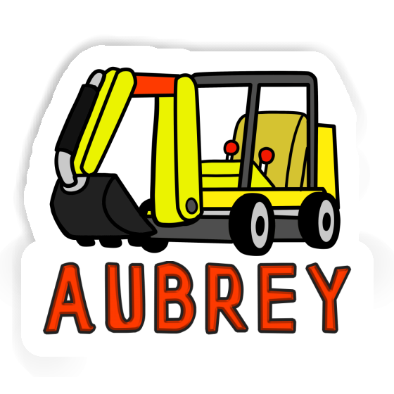 Mini-Excavator Sticker Aubrey Image