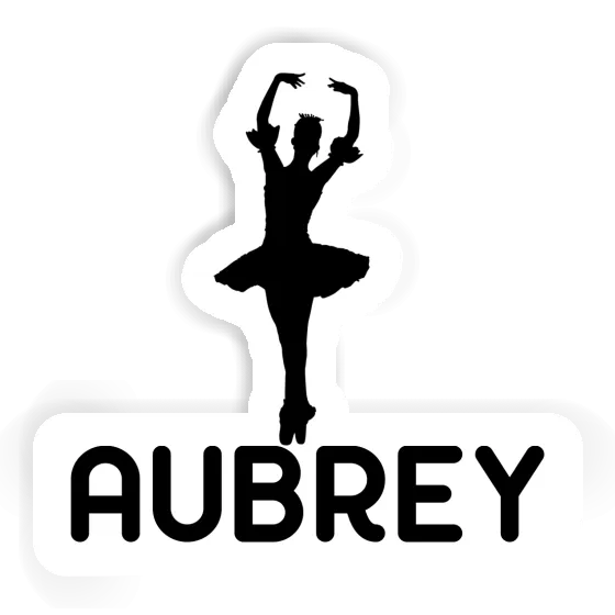 Ballerina Sticker Aubrey Laptop Image