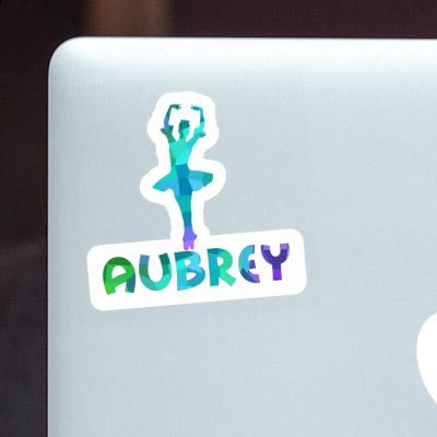 Sticker Aubrey Ballerina Laptop Image