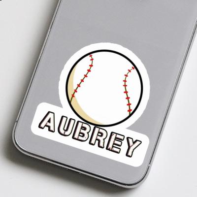 Baseball Aufkleber Aubrey Image