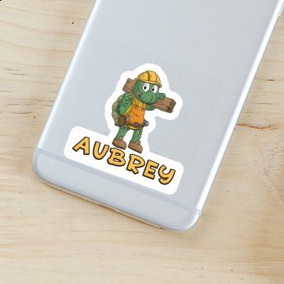 Sticker Aubrey Construction worker Gift package Image