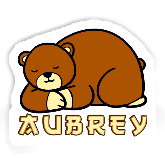 Bear Sticker Aubrey Laptop Image