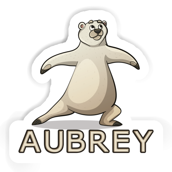 Aubrey Sticker Yoga Bear Gift package Image