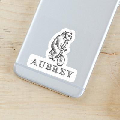 Sticker Aubrey Bicycle rider Laptop Image