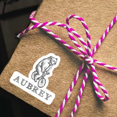 Sticker Aubrey Bicycle rider Gift package Image