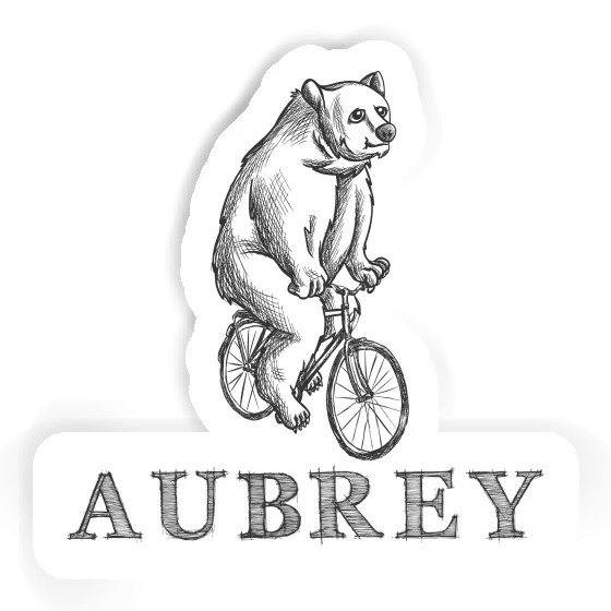 Sticker Aubrey Bicycle rider Notebook Image