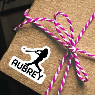 Aufkleber Aubrey Baseballspieler Gift package Image