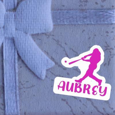 Sticker Baseball Player Aubrey Gift package Image