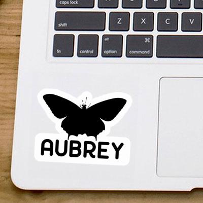 Butterfly Sticker Aubrey Notebook Image