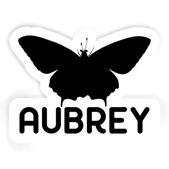 Butterfly Sticker Aubrey Laptop Image