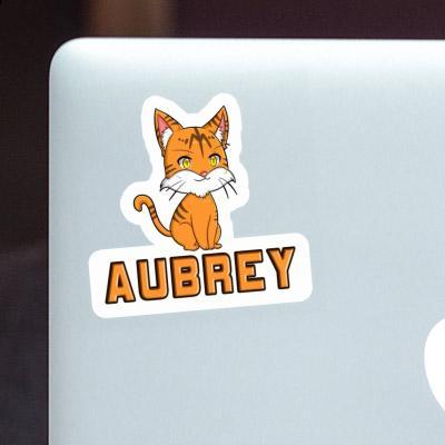 Sticker Aubrey Cat Notebook Image