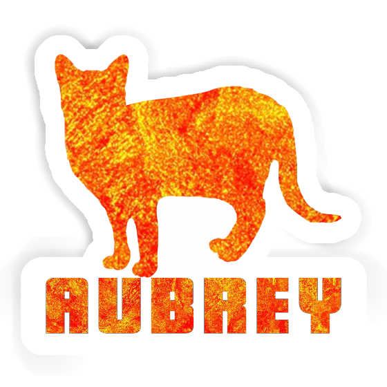 Sticker Aubrey Cat Gift package Image