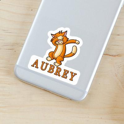 Aubrey Aufkleber Katze Notebook Image