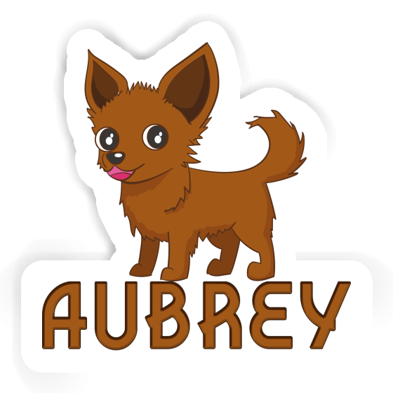 Sticker Aubrey Chihuahua Notebook Image