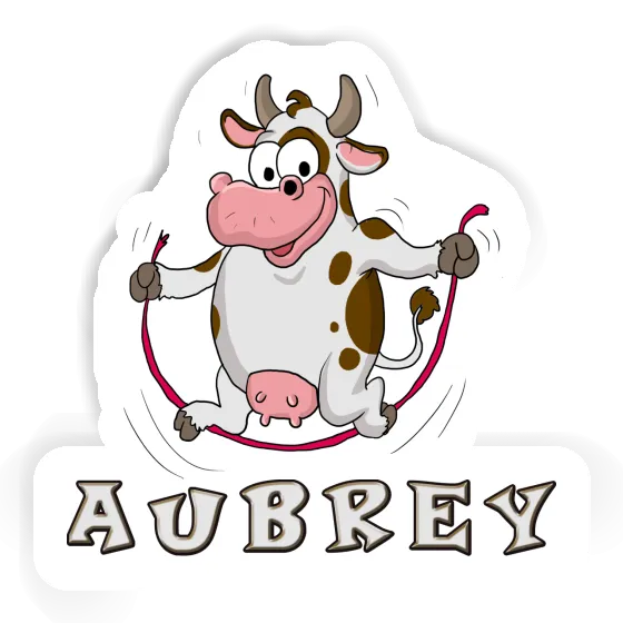 Vache Autocollant Aubrey Laptop Image