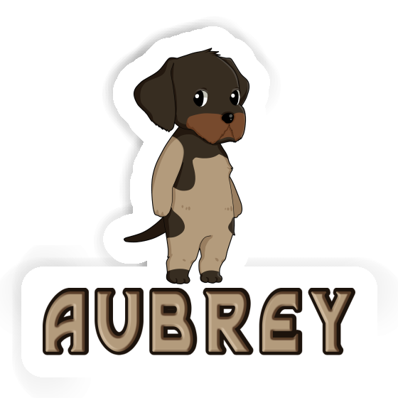 Sticker German Wirehaired Aubrey Notebook Image