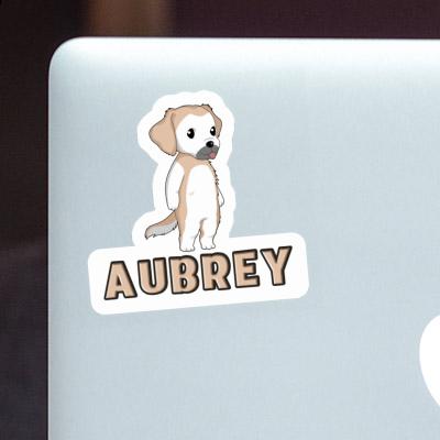 Golden Retriever Sticker Aubrey Notebook Image