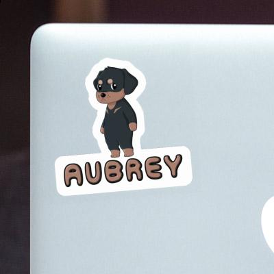 Autocollant Rottweiler Aubrey Laptop Image