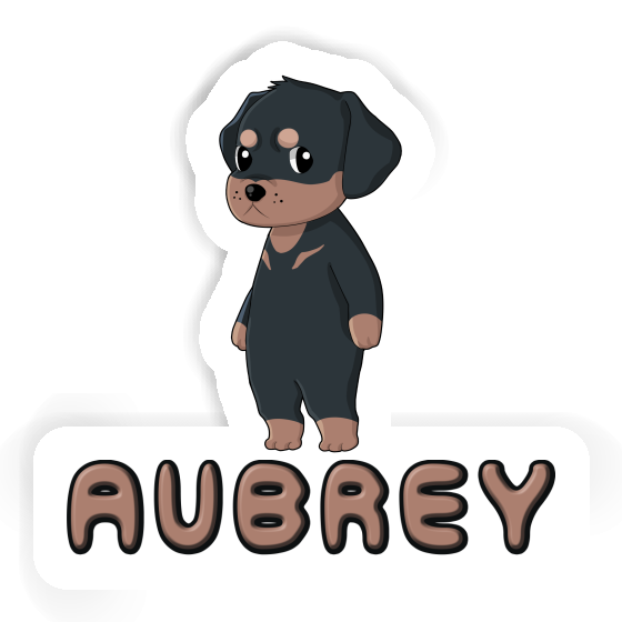 Autocollant Rottweiler Aubrey Image