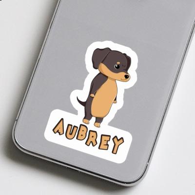 Sticker Dachshund Aubrey Notebook Image