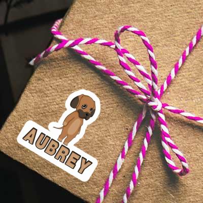 Aubrey Sticker German Mastiff Laptop Image