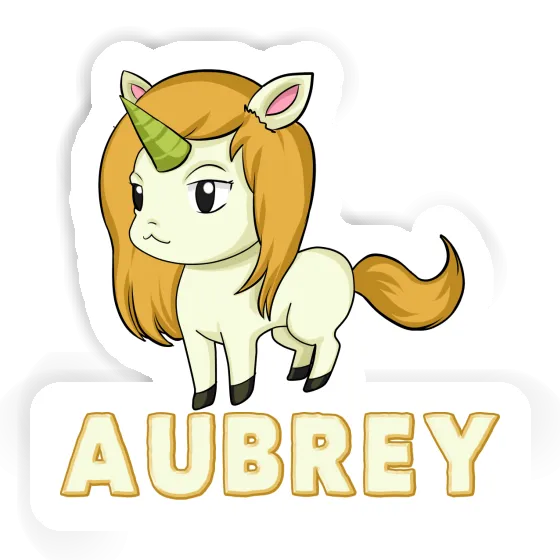 Aubrey Autocollant Licorne Gift package Image