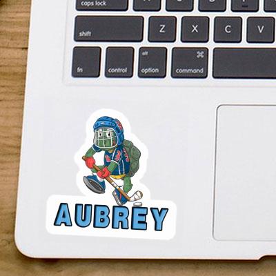 Aufkleber Eishockeyspieler Aubrey Laptop Image