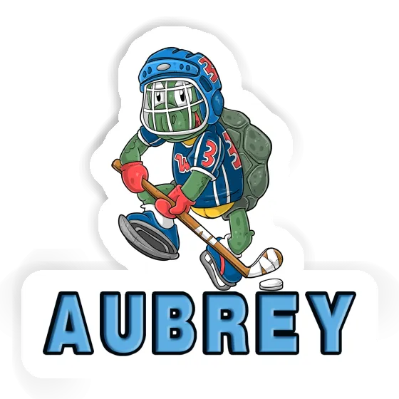 Aufkleber Eishockeyspieler Aubrey Image