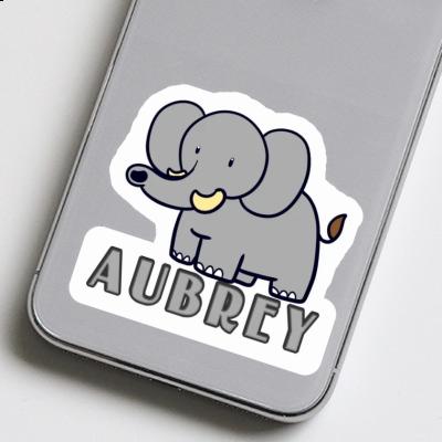 Elephant Sticker Aubrey Laptop Image