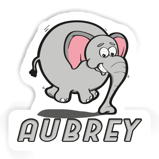 Elefant Aufkleber Aubrey Image