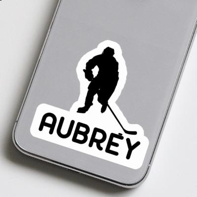 Sticker Aubrey Hockey Player Image