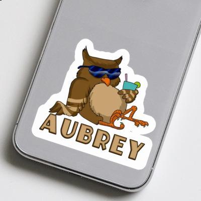 Hibou Autocollant Aubrey Image