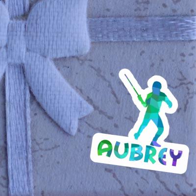 Aubrey Sticker Fencer Image