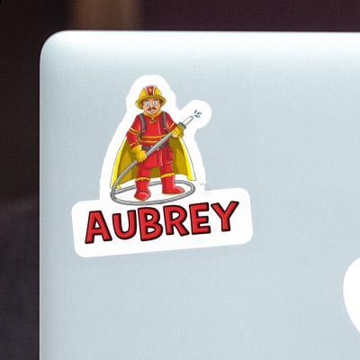 Aubrey Sticker Feuerwehrmann Laptop Image